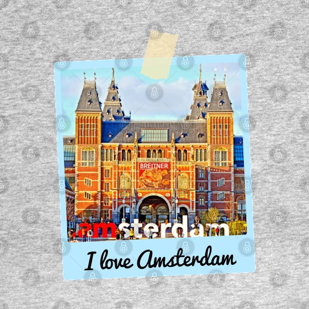 I love Amsterdam, Netherlands by zzzozzo